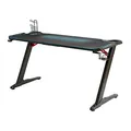 ULTRADESK SPACE XXL BLUE játékasztal, 154x61 cm, 78 cm, RGB megvilágítás érintőképernyővel
