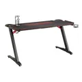 ULTRADESK SPACE XXL RED játékasztal, 154x61 cm, 78 cm, RGB megvilágítás érintőképernyővel