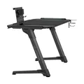 ULTRADESK játékasztal SPACE XXL V2 FEKETE, 144x70 cm, 75 cm, LED RGB háttérvilágítás érintéssel
