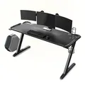 ULTRADESK SPACE XXL WHITE játékasztal, 154x61 cm, 78 cm, RGB megvilágítás érintőképernyővel
