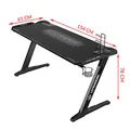 ULTRADESK SPACE XXL WHITE játékasztal, 154x61 cm, 78 cm, RGB megvilágítás érintőképernyővel
