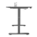 ULTRADESK játékasztal Ultradesk CRUISER BLACK, 160x70 cm, 66-82 cm, fejhallgató tartó, 3 nyílással