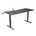 ULTRADESK játékasztal Ultradesk CRUISER RED, 160x70 cm, 66-82 cm, fejhallgató tartó, 3 lyuk