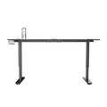 ULTRADESK játékasztal Ultradesk CRUISER RED, 160x70 cm, 66-82 cm, fejhallgató tartó, 3 lyuk
