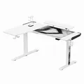 Következő termékkép ULTRADESK WINGER játékasztal - fehér, 111x155x60 cm, 75-122 cm, elektromos magasságállítás