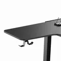 Következő termékkép ULTRADESK WINGER játékasztal - fekete, 111x155x60 cm, 75-122 cm, elektromosan állítható magasság