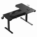 Következő termékkép ULTRADESK WINGER játékasztal - fekete, 111x155x60 cm, 75-122 cm, elektromosan állítható magasság