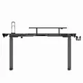 Következő termékkép ULTRADESK WINGER játékasztal - fekete, 111x155x60 cm, 75-122 cm, elektromosan állítható magasság