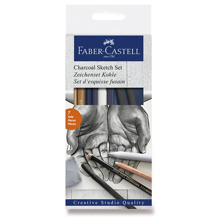 Termék főképe Umělecká sada Faber-Castell Goldfaber Charcoal Sketch sada 7 kusů
