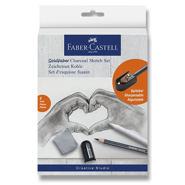 Termék főképe Umělecká sada Faber-Castell Goldfaber Charcoal Sketch set sada 8 kusů