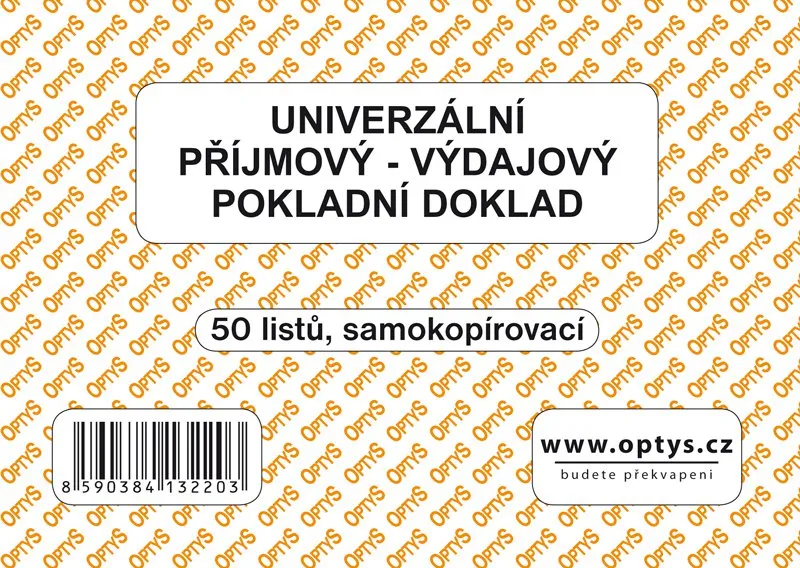 Termék főképe Univerzální pokladní doklad A6, samopropisovací, 50 listů 1322