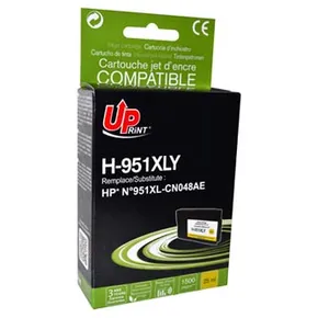 UPrint kompatibilis tinta CN048AE, CN048AE, HP 951XL, sárga, 1500 oldal, 25 ml, H-951XL-Y,