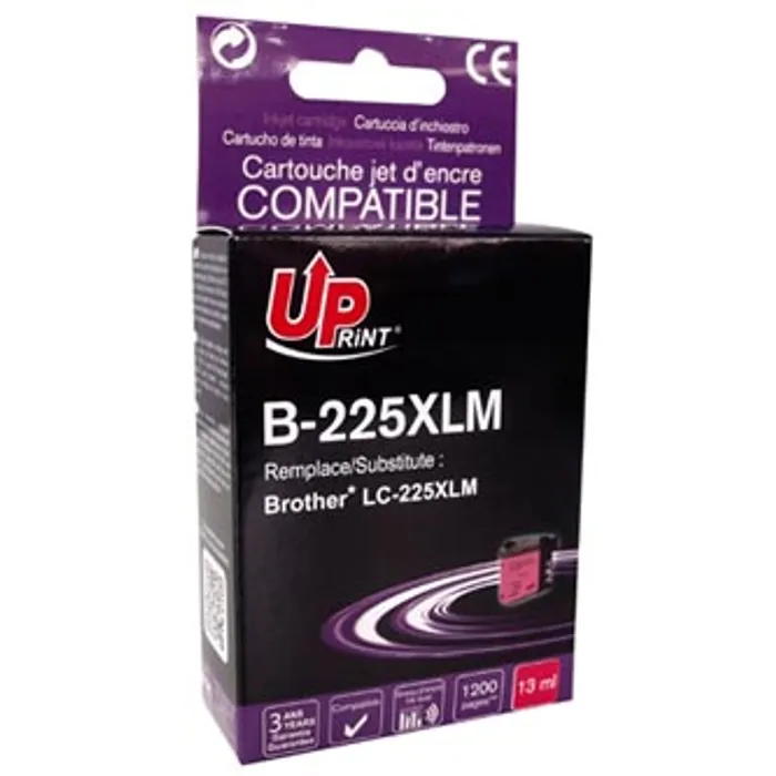 Termék főképe UPrint kompatibilní ink LC-225XLM, s LC-225XLM, magenta, 1200str., 13ml, B-225XLM, pro Br