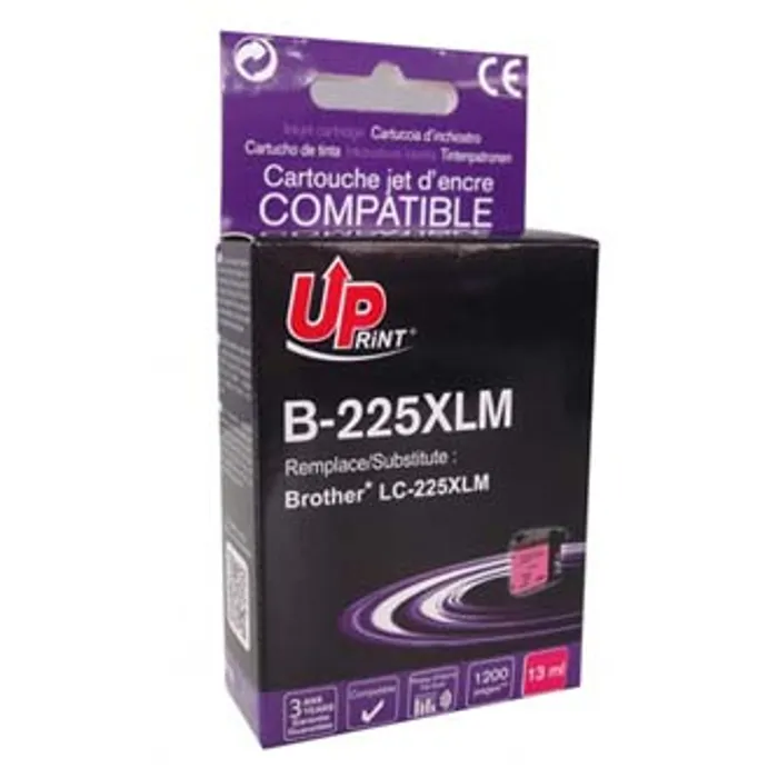 Termék főképe UPrint kompatibilní ink LC-225XLM, s LC-225XLM, magenta, 1200str., 13ml, B-225XLM, pro Br