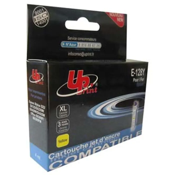 Termék főképe UPrint kompatibilní ink s C13T12844011, yellow, 270str., 10ml, E-128Y, pro Epson Stylus S