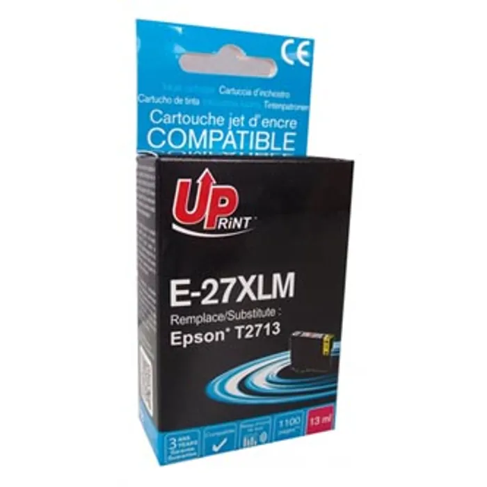 Termék főképe UPrint kompatibilní ink s C13T27134010, 27XL, magenta, 1100str., 13ml, E-27XLM, pro Epson