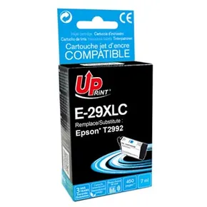 UPrint kompatibilis tinta, C13T29924010, T29XL, cián, 450 oldal, 7 ml, E-29XLC, Epson Exp