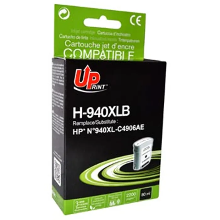 Termék főképe UPrint kompatibilní ink s C4906A, HP 940XL, black, 80ml, H-940XL-B, HP Officejet Pro 8000