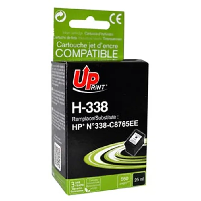 Termék főképe UPrint kompatibilní ink s C8765EE, HP 338, black, 660str., 25ml, H-338B, pro HP Photosmar