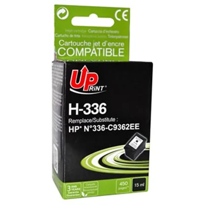 Termék főképe UPrint kompatibilní ink s C9362EE, HP 336, black, 10ml, H-336B, pro HP Photosmart 325, 37