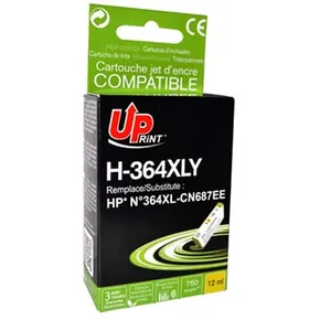 UPrint kompatibilis tinta CB325EE, CN687EE, HP 364XL, sárga, 12ml, H-364XLY, chippel, pr