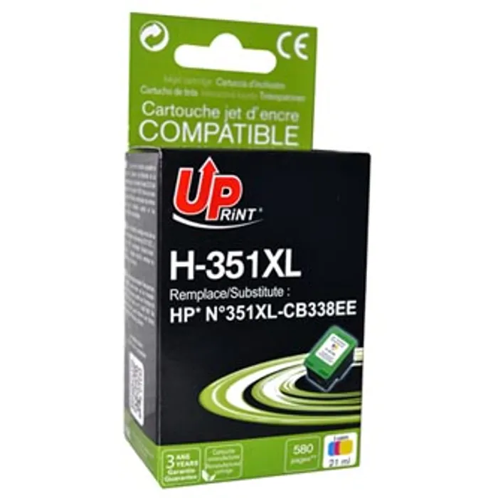 Termék főképe UPrint kompatibilní ink s CB338EE, HP 351XL, color, 21ml, H-351XL-CL, pro HP Officejet J5