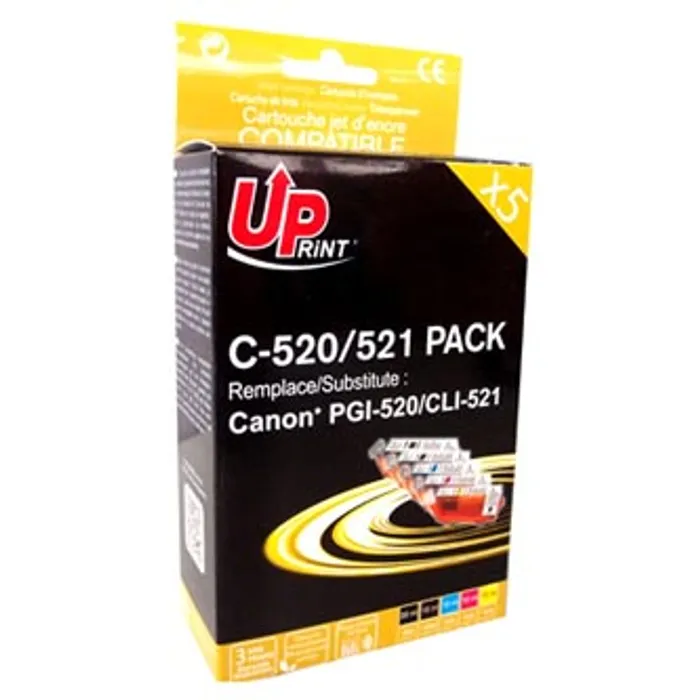 Termék főképe UPrint kompatibilní ink s CLI521, 2xblack/1xcyan/1xmagenta/1xyellow, C-520/521 PACK, s či