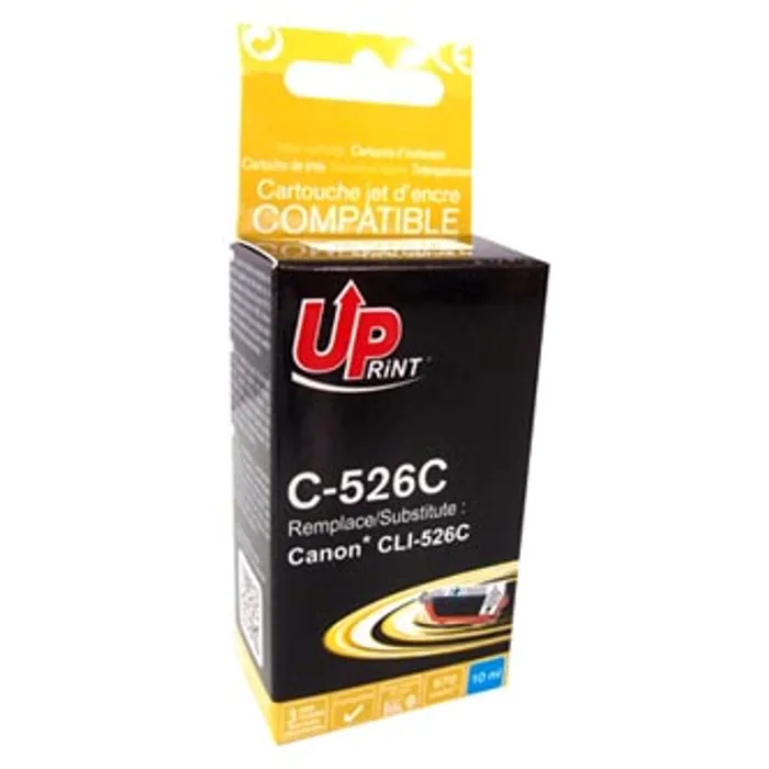 Termék főképe UPrint kompatibilní ink s CLI526C, cyan, 10ml, C-526C, s čipem, pro Canon Pixma MG5150,