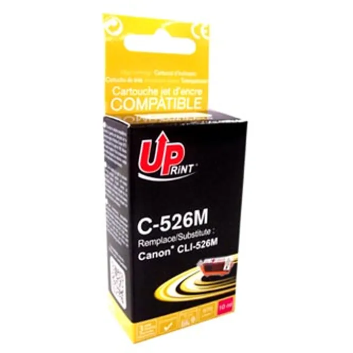 Termék főképe UPrint kompatibilní ink s CLI526M, magenta, 10ml, C-526M, s čipem, pro Canon Pixma MG515