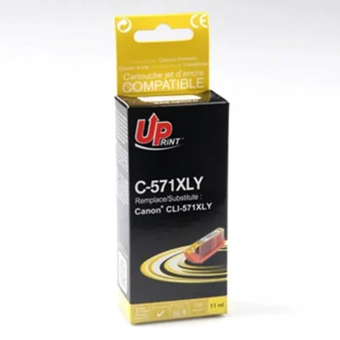 Termék főképe UPrint kompatibilní ink s CLI571Y XL, yellow, 800str., 11ml, C-571XLY, high capacity, pro