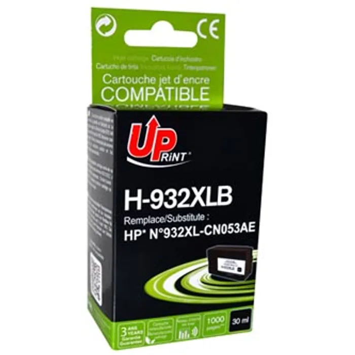 Termék főképe UPrint kompatibilní ink s CN053AE, HP 932XL, black, 1000str., 30ml, H-932-XL, pro HP Offi