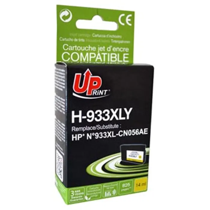 Termék főképe UPrint kompatibilní ink s CN056AE, HP 933XL, yellow, 825str., 14ml, H-933XL-Y, pro HP Off