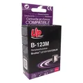 UPrint kompatibilis tinta LC-123M, bíbor, 600 oldal, 10 ml, B-123M, Brother MFC-J4510
