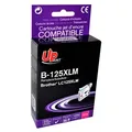 UPrint kompatibilis tinta LC-125XLM-mel, bíbor, 1200 oldal, 15 ml, B-125XLM, Brother MFC-J