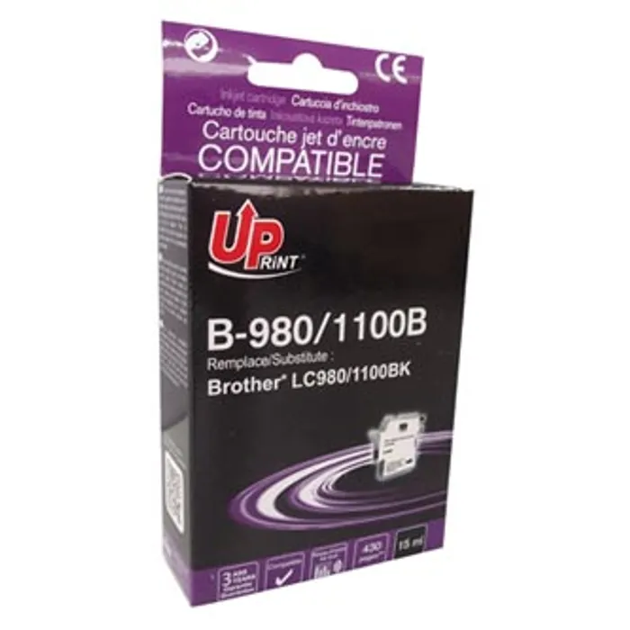 Termék főképe UPrint kompatibilní ink s LC-980BK, black, 15ml, B-980B, pro Brother DCP-145C, 165C
