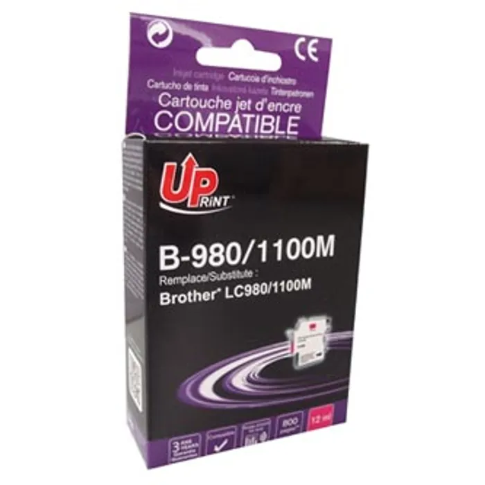 Termék főképe UPrint kompatibilní ink s LC-980M, magenta, 12ml, B-980M, pro Brother DCP-145C, 165C