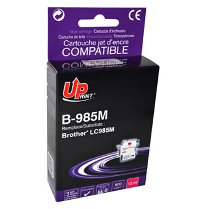 Termék főképe UPrint kompatibilní ink s LC-985M, magenta, 12ml, B-985M, pro Brother DCP-J315W