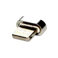 USB (2.0) redukció, mágneses vég-Lightning M, 0, ezüst, mágneses kábelre kicsinyítés