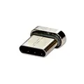 USB (2.0) csökkentés, mágneses vég-USB C (3.1) M, 0, ezüst, mágnesesre redukálás