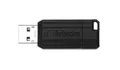 USB flash meghajtó PinStripe, fekete, 64 GB, USB 2.0, 10/4MB/sec, SZÓRADÍTÁS