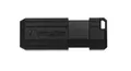 8 GB USB Flash 2.0, 10/4 MB/s, csíkos, VERBATIM, fekete