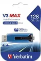 Következő termékkép USB flash meghajtó V3 MAX, fekete-kék, 128 GB, USB 3.0, 175/80 MB/s, SZÓ,