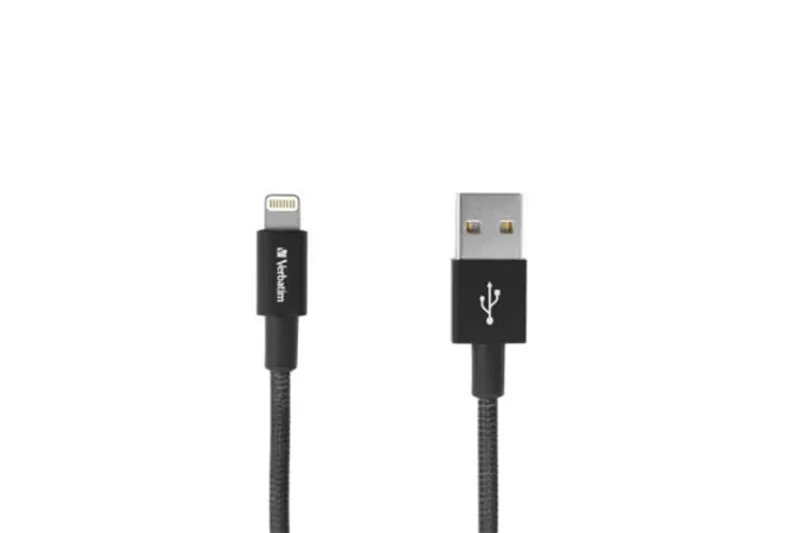 Termék főképe USB kabel, černá, lightning, 100 cm, VERBATIM