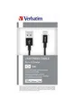 USB kabel, černá, lightning, 100 cm, VERBATIM