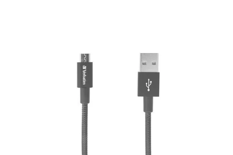 Termék főképe USB kabel, černá, micro USB B, 100 cm, VERBATIM