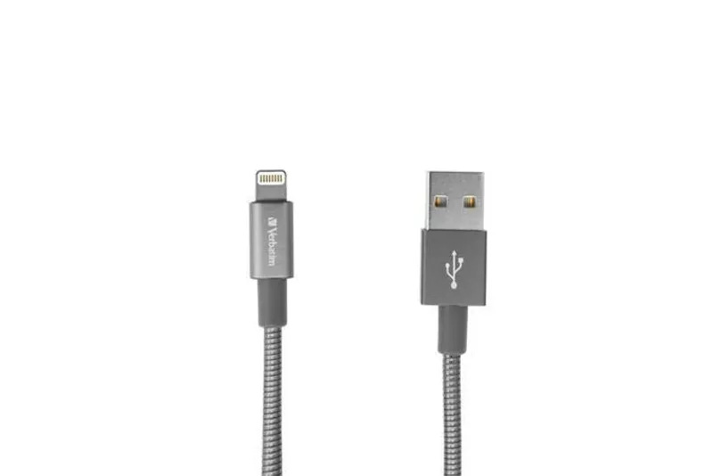 Termék főképe USB kabel, šedá, lightning, 100 cm, VERBATIM