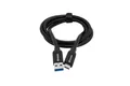 USB kábel, ezüst, 1 m, USB-C 3.1 - USB-A, SZÓ