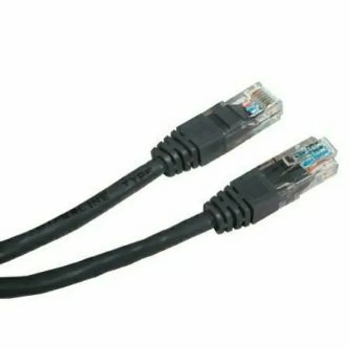 Termék főképe UTP patchcord, Cat.5e, RJ45 M-0.5m, nestíněný, černý, economy