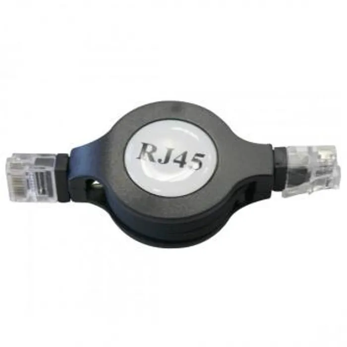 Termék főképe UTP patchcord, Cat.5e, RJ45 M-1.2m, nestíněný, navíjecí, černý, Logo, LOGO bag
