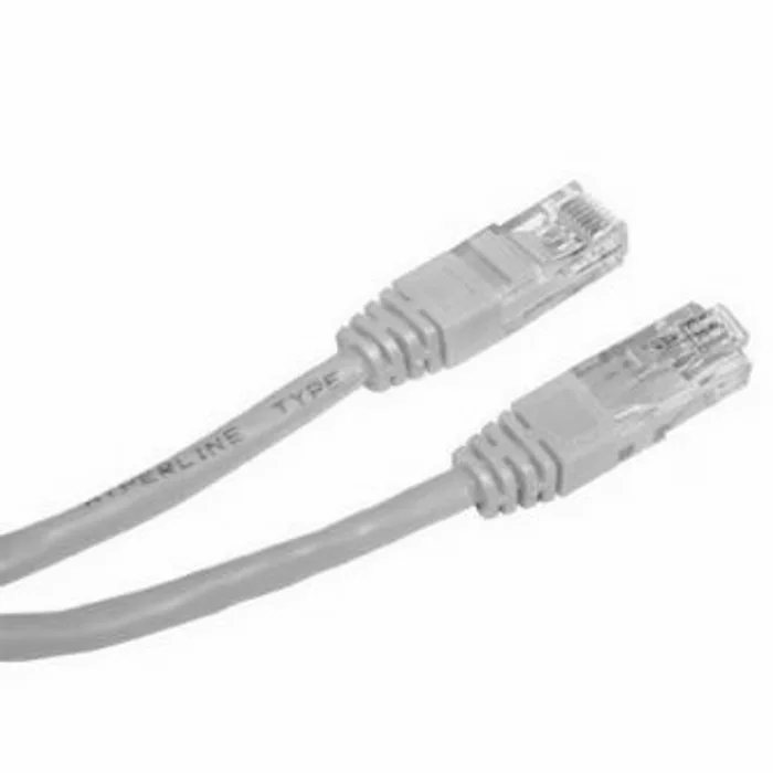Termék főképe UTP patchcord, Cat.5e, RJ45 M-1m, nestíněný, křížený, šedý, k propojení 2 PC, economy